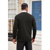 imageCOOFANDY Mens Cardigan Sweater Long Sleeve Casual V Neck Lightweight Button Down Knitted Sweater with Pockets Fall ClothesBlack