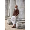 imageCOOFANDY Mens Cardigan Sweater Long Sleeve Casual V Neck Lightweight Button Down Knitted Sweater with Pockets Fall ClothesBrown