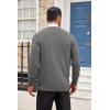 imageCOOFANDY Mens Cardigan Sweater Long Sleeve Casual V Neck Lightweight Button Down Knitted Sweater with Pockets Fall ClothesGrey
