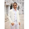 imageCOOFANDY Mens Cardigan Sweater Long Sleeve Casual V Neck Lightweight Button Down Knitted Sweater with Pockets Fall ClothesIvory
