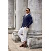 imageCOOFANDY Mens Cardigan Sweater Long Sleeve Casual V Neck Lightweight Button Down Knitted Sweater with Pockets Fall ClothesNavy Blue