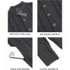 imageCOOFANDY Mens Cardigan Sweater Slim Fit Stand Collar Cardigan Casual Cable Knitted Button Down Sweater with PocketsDark Grey