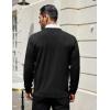 imageCOOFANDY Mens Cardigan Sweaters Long Sleeve V Neck Cardigans Lightweight Knitted Button Down Sweaters with PocketsBlack