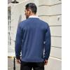 imageCOOFANDY Mens Cardigan Sweaters Long Sleeve V Neck Cardigans Lightweight Knitted Button Down Sweaters with PocketsBlue