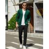 imageCOOFANDY Mens Cardigan Sweaters Long Sleeve V Neck Cardigans Lightweight Knitted Button Down Sweaters with PocketsGreen