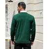 imageCOOFANDY Mens Cardigan Sweaters Long Sleeve V Neck Cardigans Lightweight Knitted Button Down Sweaters with PocketsGreen