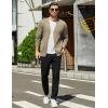 imageCOOFANDY Mens Cardigan Sweaters Long Sleeve V Neck Cardigans Lightweight Knitted Button Down Sweaters with PocketsKhaki