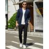 imageCOOFANDY Mens Cardigan Sweaters Long Sleeve V Neck Cardigans Lightweight Knitted Button Down Sweaters with PocketsNavy Blue