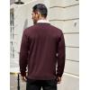 imageCOOFANDY Mens Cardigan Sweaters Long Sleeve V Neck Cardigans Lightweight Knitted Button Down Sweaters with PocketsWine Red