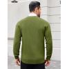 imageCOOFANDY Mens Cardigan Sweaters with Button Lightweight Casual V Neck Long Sleeve Pockets Knitted SweaterArmy Green