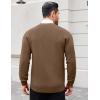 imageCOOFANDY Mens Cardigan Sweaters with Button Lightweight Casual V Neck Long Sleeve Pockets Knitted SweaterAshy Brown