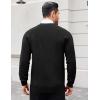 imageCOOFANDY Mens Cardigan Sweaters with Button Lightweight Casual V Neck Long Sleeve Pockets Knitted SweaterBlack