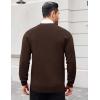 imageCOOFANDY Mens Cardigan Sweaters with Button Lightweight Casual V Neck Long Sleeve Pockets Knitted SweaterBrown