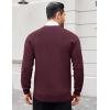imageCOOFANDY Mens Cardigan Sweaters with Button Lightweight Casual V Neck Long Sleeve Pockets Knitted SweaterRed