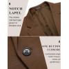 imageCOOFANDY Mens Casual Blazer Jacket One Button Suit Jackets Lightweight Knit Sport CoatBrown