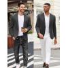 imageCOOFANDY Mens Casual Blazer Jacket One Button Suit Jackets Lightweight Knit Sport CoatDark Gray