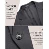 imageCOOFANDY Mens Casual Blazer Jacket One Button Suit Jackets Lightweight Knit Sport CoatDark Gray