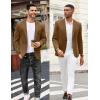 imageCOOFANDY Mens Casual Blazer Jacket One Button Suit Jackets Lightweight Knit Sport CoatKhaki