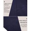imageCOOFANDY Mens Casual Blazer Jacket One Button Suit Jackets Lightweight Knit Sport CoatNavy Blue