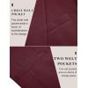 imageCOOFANDY Mens Casual Blazer Jacket One Button Suit Jackets Lightweight Knit Sport CoatWine Red