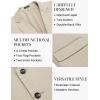 imageCOOFANDY Mens Casual Blazer Knit Sport Coat Lightweight Two Button Suit JacketChampagne