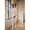 imageCOOFANDY Mens Casual Blazer Lightweight Slim Fit Suit Jacket Two Button Cotton Sport CoatsKhaki