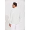 imageCOOFANDY Mens Casual Blazer Lightweight Slim Fit Suit Jacket Two Button Cotton Sport CoatsWhite