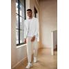 imageCOOFANDY Mens Casual Blazer Lightweight Slim Fit Suit Jacket Two Button Cotton Sport CoatsWhite