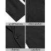 imageCOOFANDY Mens Casual Blazer Lightweight Sport Coat One Button Suit JacketBlack