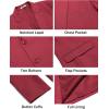 imageCOOFANDY Mens Casual Blazer Lightweight Sport Coats Two Buttons Slim Fit Suit Jacket for Business Wedding DressDark Red