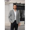 imageCOOFANDY Mens Casual Blazer Lightweight Suit Jacket Slim Fit Sport Coats for MenLight Grey