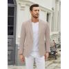 imageCOOFANDY Mens Casual Blazer One Button Sport Coat Slim Fit Lightweight Suit Blazer JacketChampagne