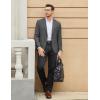 imageCOOFANDY Mens Casual Blazer One Button Sport Coat Slim Fit Lightweight Suit Blazer JacketDeep Grey