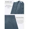 imageCOOFANDY Mens Casual Blazer One Button Sport Coat Slim Fit Lightweight Suit Blazer JacketLight Blue