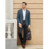 imageCOOFANDY Mens Casual Blazer One Button Sport Coat Slim Fit Lightweight Suit Blazer JacketLight Blue