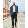 imageCOOFANDY Mens Casual Blazer One Button Sport Coat Slim Fit Lightweight Suit Blazer JacketLight Blue