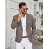imageCOOFANDY Mens Casual Blazer One Button Sport Coats Lightweight Suit JacketTea Grey