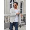 imageCOOFANDY Mens Casual Blazer Regular Fit Lightweight Two Button Sport Coat Suit JacketLight Grey