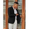 imageCOOFANDY Mens Casual Blazer Regular Fit Two Button Lightweight Sport Coats Business Suit JacketBlack