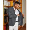 imageCOOFANDY Mens Casual Blazer Regular Fit Two Button Lightweight Sport Coats Business Suit JacketDrak Grey