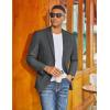 imageCOOFANDY Mens Casual Blazer Regular Fit Two Button Lightweight Sport Coats Business Suit JacketDrak Grey