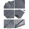 imageCOOFANDY Mens Casual Blazer Regular Fit Two Button Lightweight Sport Coats Business Suit JacketLight Grey