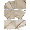 imageCOOFANDY Mens Casual Blazer Regular Fit Two Button Lightweight Sport Coats Business Suit JacketLight Khaki