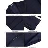 imageCOOFANDY Mens Casual Blazer Regular Fit Two Button Lightweight Sport Coats Business Suit JacketNavy Blue