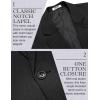 imageCOOFANDY Mens Casual Blazer Slim Fit Lightweight Sport Coat One Button Suit JacketBlack