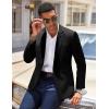 imageCOOFANDY Mens Casual Blazer Slim Fit Lightweight Sport Coat One Button Suit JacketBlack