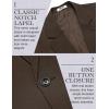 imageCOOFANDY Mens Casual Blazer Slim Fit Lightweight Sport Coat One Button Suit JacketDark Brown