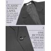 imageCOOFANDY Mens Casual Blazer Slim Fit Lightweight Sport Coat One Button Suit JacketDark Gray