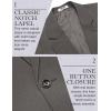 imageCOOFANDY Mens Casual Blazer Slim Fit Lightweight Sport Coat One Button Suit JacketGray