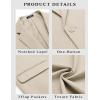 imageCOOFANDY Mens Casual Blazer Slim Fit Sport Coats One Button Stylish Business Suit JacketBeige